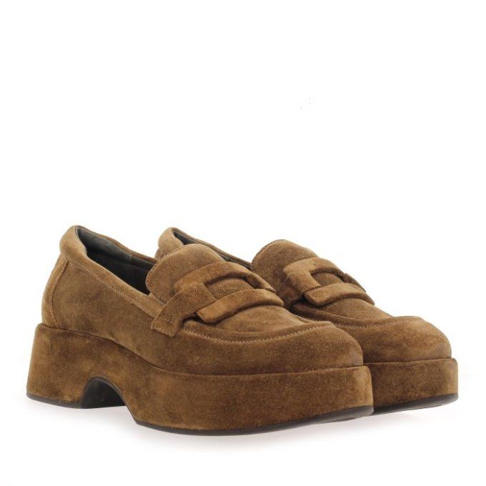 SOFTWAVES Mocassin NEW camel