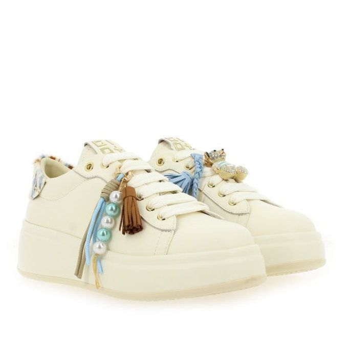 GIO+ OLIVIA CUIR BLANC