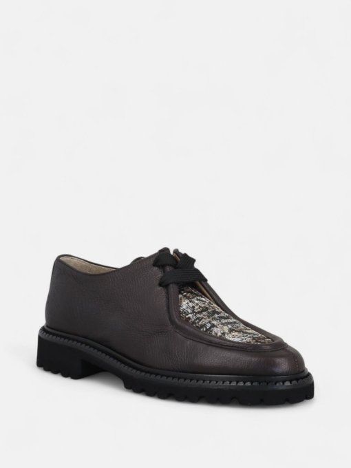 BRUNATE DERBY CUIR NOIR